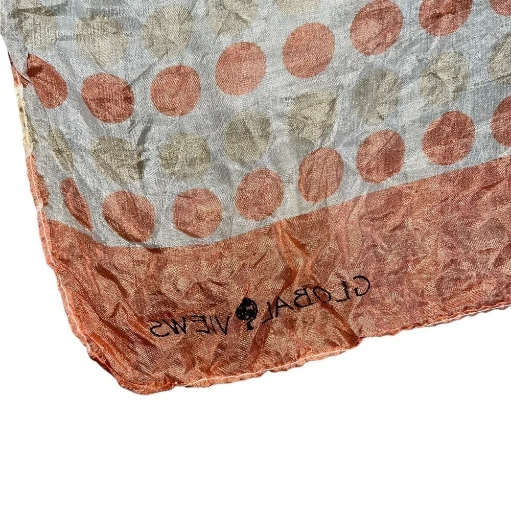 Vintage Global Views-Beautiful Scarfs Ladies Summer Casual Milti-Color Silk